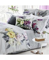 Designers Guild Caprifoglio Argento Queen Duvet Cover