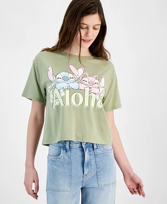 Disney Juniors' Lilo & Stitch Aloha Graphic T-Shirt