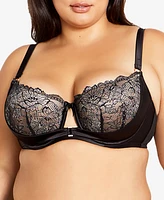 City Chic Plus Renay Contour Bra