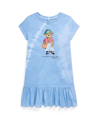 Polo Ralph Lauren Toddler and Little Girls Tie-Dye Bear Cotton T-shirt Dress