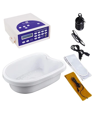 Yescom Ionic Detox Foot Bath Machine Massage Tub Kit with Array Far Infrared Belt Home