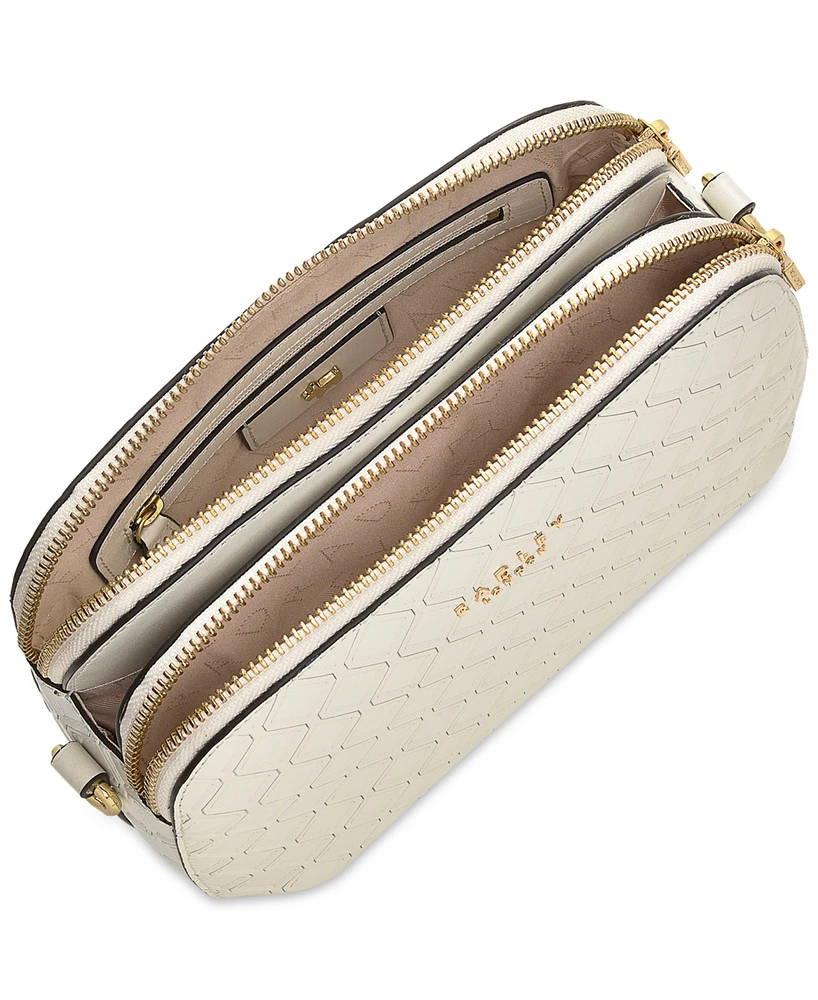 Radley London Dukes Place Embossed Leather Zip-Top Crossbody