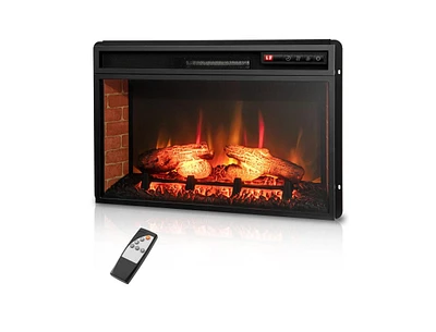 Slickblue Infrared Electric Fireplace Insert with Remote Control