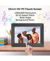 Eco4Life 10.1" WiFi Digital Photo Frame with Photos/Videos sharing