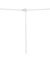 Diamond Mom Heart Toggle Necklace (1/6 ct. t.w.) in Sterling Silver, 16" + 4" extender