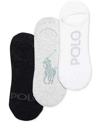 Polo Ralph Lauren Women's 3-Pk.Tonal Logo Liner Socks