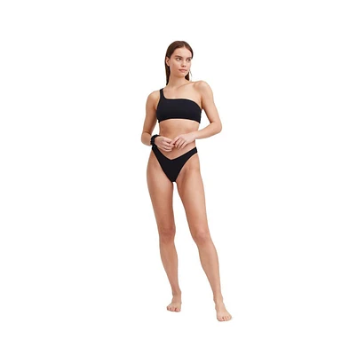 Gottex Women's Solid One Shoulder Bikini Swim Top