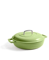 Martha by Martha Stewart Enamel Cast Iron 3.5 Qt Brasier