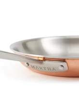 Martha by Martha Stewart Stainless Steel 12" Saute Fry Pan