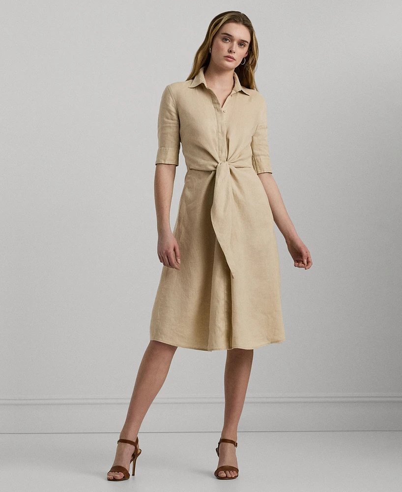 Lauren Ralph Lauren Women's Linen Shirt Dress