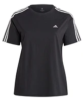 Plus Essentials Slim 3-Stripes T-Shirt