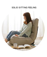 Simplie Fun Single Sofa Reclining Chair Japanese Chair Lazy Sofa Tatami Balcony Reclining Chair Leisure