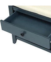 Shoe Rack With Cushioned Seat And Drawers, Multipurpose Entryway Storage Bench