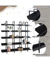 Streamdale Furniture 5 Tier Bookcase Home Office Open Bookshelf