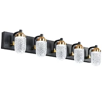 Streamdale Furniture Vanity Lights With 5 Led Bulbs For Bathroom Lighting