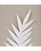 Streamdale Furniture Sabal Framed Rice Paper Palm Leaves 3-Piece Shadowbox Wall Decor Set