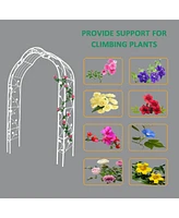 Streamdale Furniture Customizable Metal Garden Arch for Weddings and Events