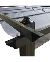Simplie Fun 13x10FT Outdoor Pergola Canopy Replacement Fabric