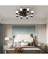 21.7" Ceiling Fan with Remote and Dimmable Light