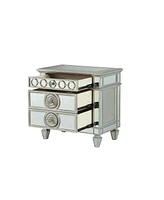 Streamdale Furniture Varian Nightstand In Mirrored