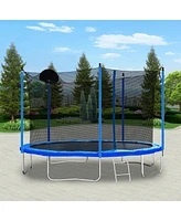 Streamdale Furniture 12FT Trampoline With Board, Metal, Board