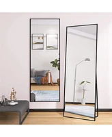 Streamdale Furniture Wall-Mounted Alloy Frame Full Length Mirror