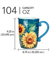 Certified International Golden Sunflowers Pitcher