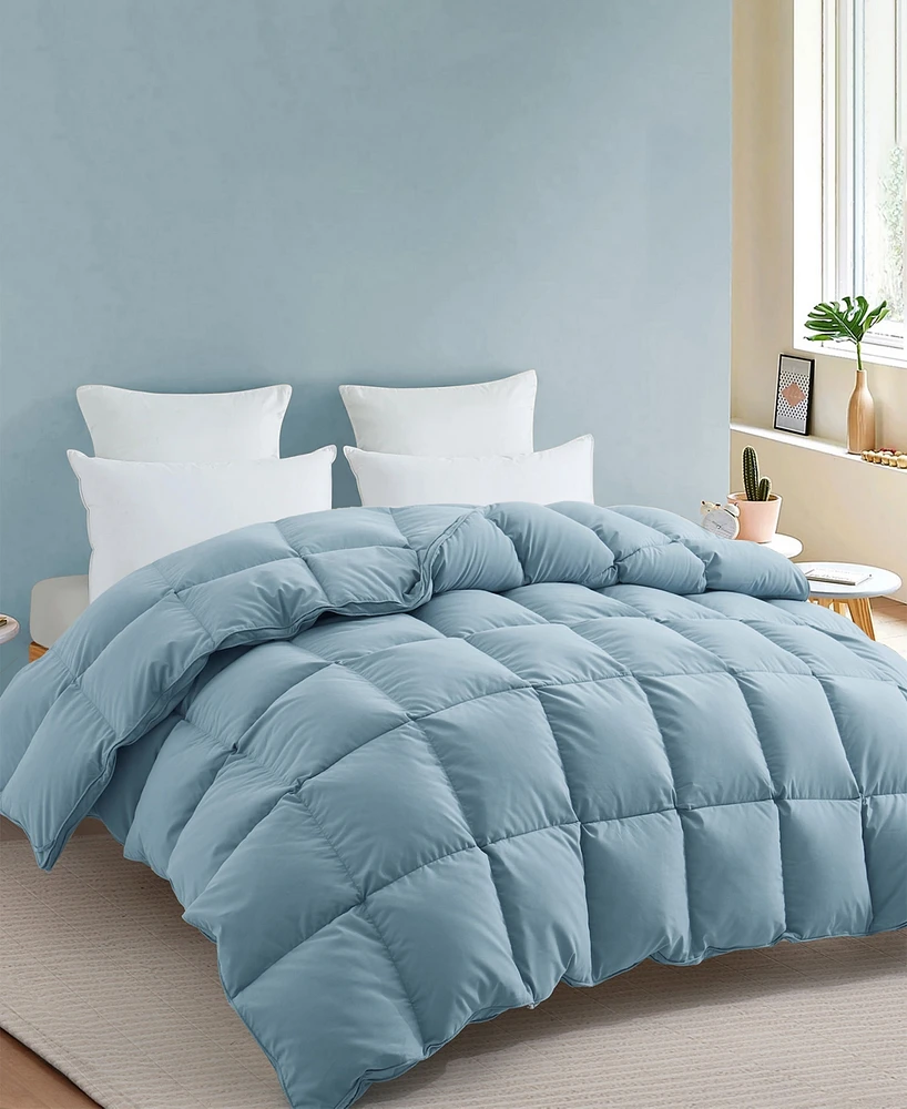 Unikome Medium Warmth Goose Feather Down Fiber Comforter