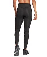 adidas Women's Optime Moisture-Wicking 3-Stripe 7/8 Leggings