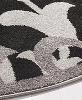 Safavieh Amherst AMT428 Anthracite and Light Gray 9' x 9' Round Area Rug