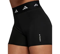 adidas Women's Techfit Elastic-Waist Biker Shorts