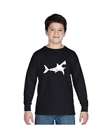 La Pop Art Boys Word Long Sleeve - Bite Me