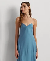 Lauren Ralph Women's Satin Charmeuse Slip Dress