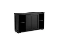 Slickblue Kitchen Storage Cabinet with Wood Sliding Door