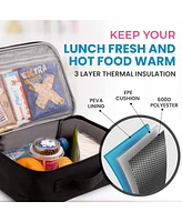 Insulated Lunch Bag With Spacious Compartment & Built-In Handle