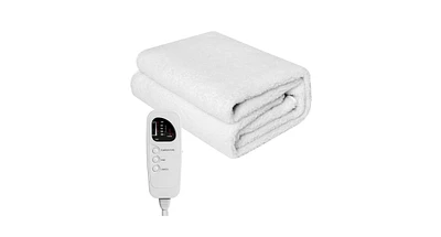 Slickblue 71 x 31 Inch Massage Bed Warmer Heating Pad with 5 Heat Settings