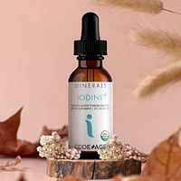 Codeage Usda Organic Iodine Drops – Usda Certified Organic - 250 Mcg Per Serving - 1+ Year Supply - Liquid Iodine Supplement