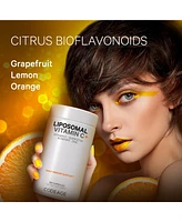 Codeage Liposomal Vitamin C 1500mg with Zinc, Elderberry, Citrus Bioflavonoids Grapefruit, Lemon, Orange Powder, Quercetin & Rose Hips Fruit Supplemen