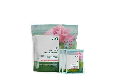Yuni Beauty Yuni Shower Sheets 30 Ct Rose Cucumber