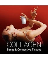 Codeage Organic Bone Broth Collagen Peptides Capsules Supplement, Grass Fed Beef Bone Broth, Free-Range Chicken Bone Broth, Turmeric & Ashwagandha