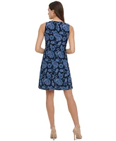 Tommy Hilfiger Women's Floral-Print Sleeveless Mini Dress