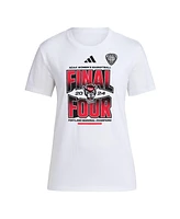 Women's adidas White Nc State Wolfpack 2024 Ncaa Basketball Tournament March Madness Final Four Locker Room T-Shirt