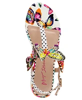 Betsey Johnson Women's Dacie Butterfly Detailed Two-Piece Sandals
