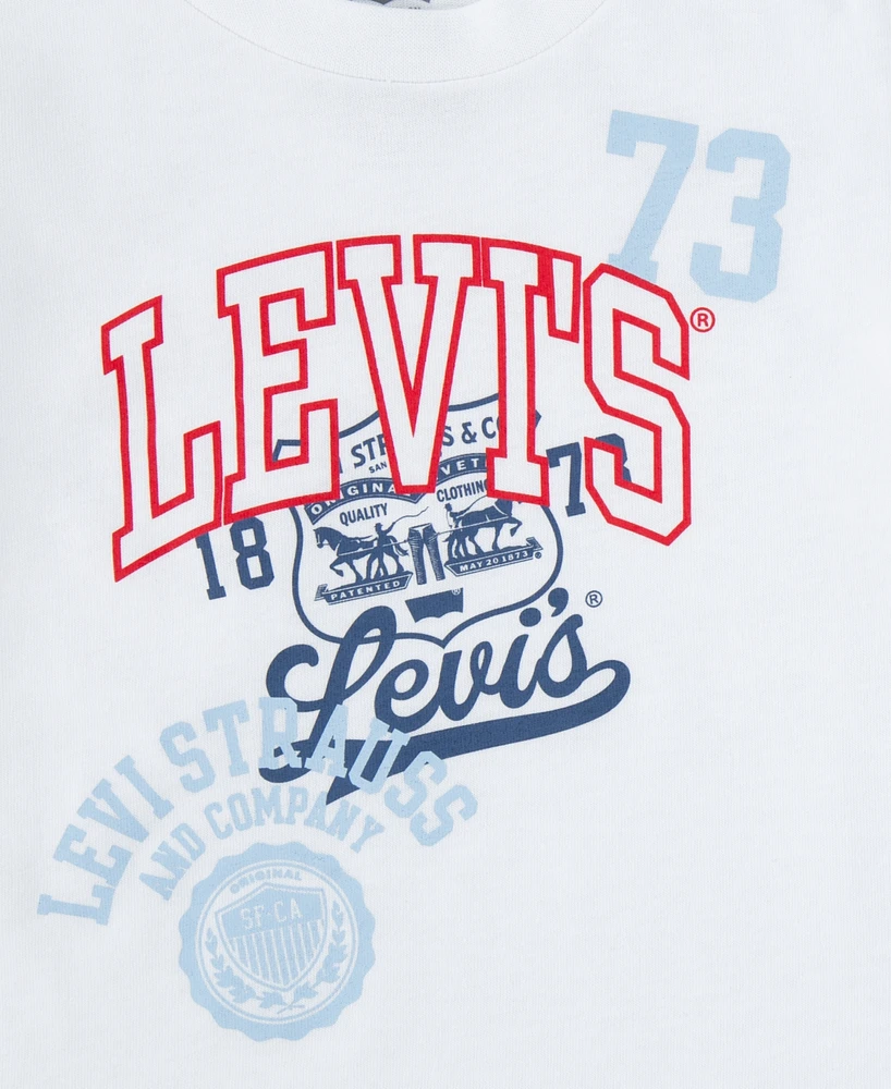 Levi's Toddler Boys Multi Hit Tee and Cargo Shorts Set