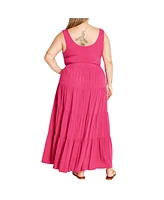 City Chic Plus Sasha Maxi Dress