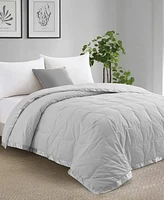 Unikome Oversized Lightweight Satin Trim Feather and Down Blanket