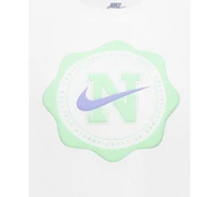 Nike Little Girls Prep Your Step Logo Graphic T-Shirt