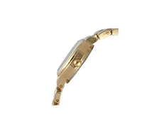 Peugeot Women's Small Face Gold-Tone Link Watch with Gold-Tone Metal Bracelet