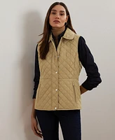 Lauren Ralph Women's Quilted Logo Vest