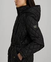 Lauren Ralph Women's Hooded Anorak Quilted Coat